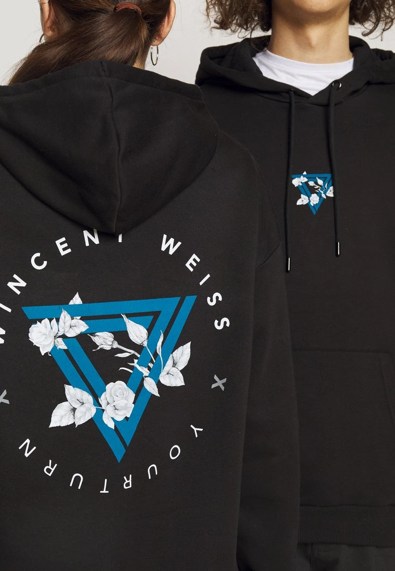 YOURTURN WINCENT WEISS UNISEX - Felpa Con Cappuccio - Black 7 YOURTURN WINCENT WEISS UNISEX - Felpa Con Cappuccio - Black - immagine 5