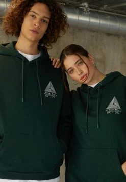 YOURTURN WINCENT WEISS TRIANGLE LOGO UNISEX - Felpa Con Cappuccio - Dark Green -Youturn Abbigliamento Negozio a024ec422faa4754a74b0b68f1624430