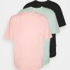 YOURTURN 3 PACK UNISEX - T-shirt Basic - Black/pink/green -Youturn Abbigliamento Negozio a17276a3184f447792f5b2aa77fa9fb9