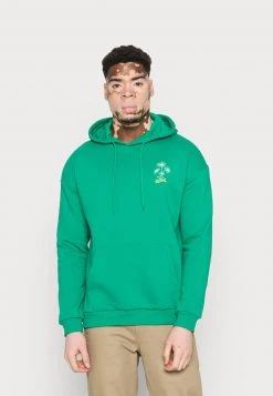YOURTURN FLOWERS HOODIE UNISEX - Felpa Con Cappuccio - Green