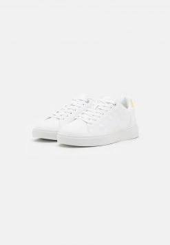 YOURTURN UNISEX - Sneakers Basse - White/yellow -Youturn Abbigliamento Negozio a55dcd0e2b8340d88791d3dc78d61cc8