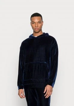 YOURTURN FESTIVE HOODIE UNISEX - Felpa Con Cappuccio - Dark Blue