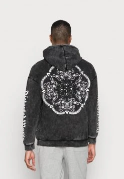 YOURTURN BANDANA PRINT HOODIE - Felpa Con Cappuccio - Black, Unisex -Youturn Abbigliamento Negozio acd684e09814498cbacaecca92225f76