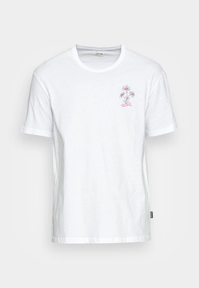 YOURTURN PRINT GRAPHIC T-SHIRT UNISEX - T-shirt Con Stampa - White 6 YOURTURN PRINT GRAPHIC T-SHIRT UNISEX - T-shirt Con Stampa - White - immagine 4