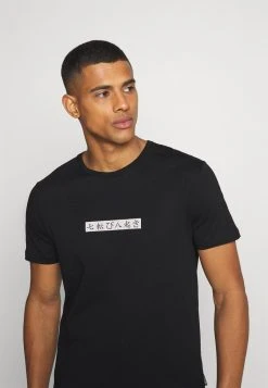 YOURTURN Unisex T-shirt Con Stampa - Black -Youturn Abbigliamento Negozio b113b04372ab4f46a7c04367991082e8