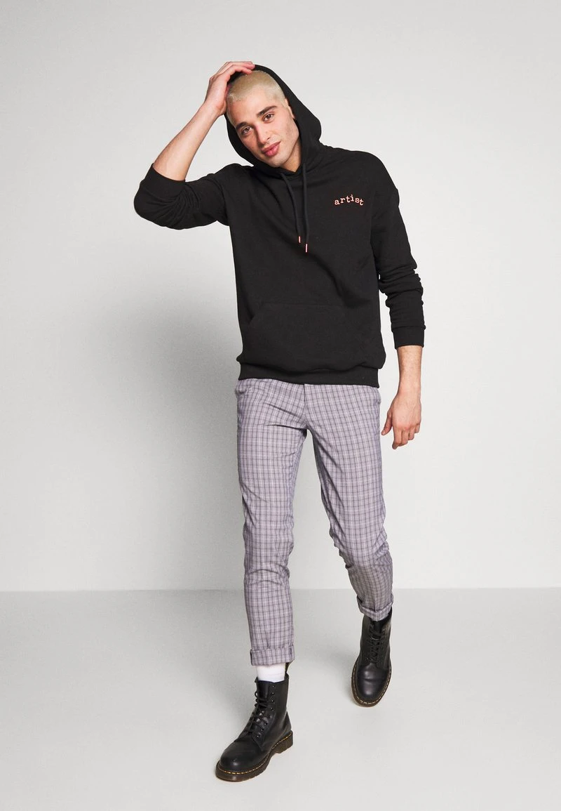 YOURTURN Felpa Con Cappuccio - Black, Unisex 4 YOURTURN Felpa Con Cappuccio - Black, Unisex - immagine 2