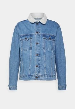 YOURTURN UNISEX - Giacca Di Jeans - Blue Denim -Youturn Abbigliamento Negozio b1df870622ba4ce89d98ebe994ba11d3