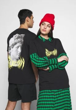 YOURTURN UNISEX - T-shirt Con Stampa - Black