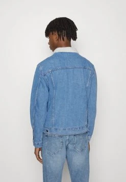 YOURTURN UNISEX - Giacca Di Jeans - Blue Denim -Youturn Abbigliamento Negozio b847192f4c2a40a28faf1a8886fb1389