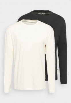 YOURTURN 2 PACK UNISEX - Maglietta A Manica Lunga - Black/off White 12 YOURTURN 2 PACK UNISEX - Maglietta A Manica Lunga - Black/off White -Youturn Abbigliamento Negozio b889682e7e674a098bf1fe1fcfe3bbd3