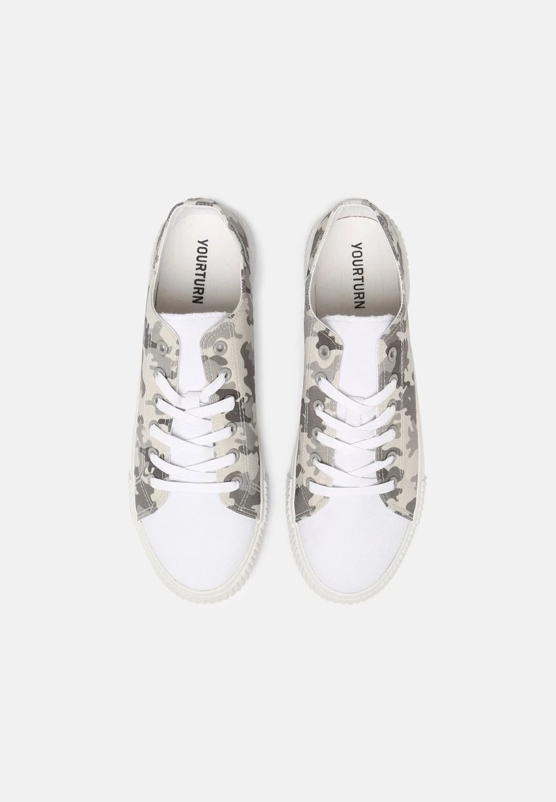 YOURTURN UNISEX - Sneakers Basse - White/grey 6 YOURTURN UNISEX - Sneakers Basse - White/grey - immagine 4