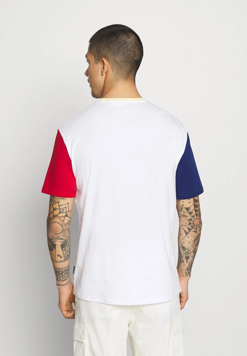 YOURTURN UNISEX - T-shirt Con Stampa - White/blue/red 5 YOURTURN UNISEX - T-shirt Con Stampa - White/blue/red - immagine 3
