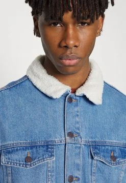 YOURTURN UNISEX - Giacca Di Jeans - Blue Denim -Youturn Abbigliamento Negozio d04eaf7e8f114ae29045be1f34093bad