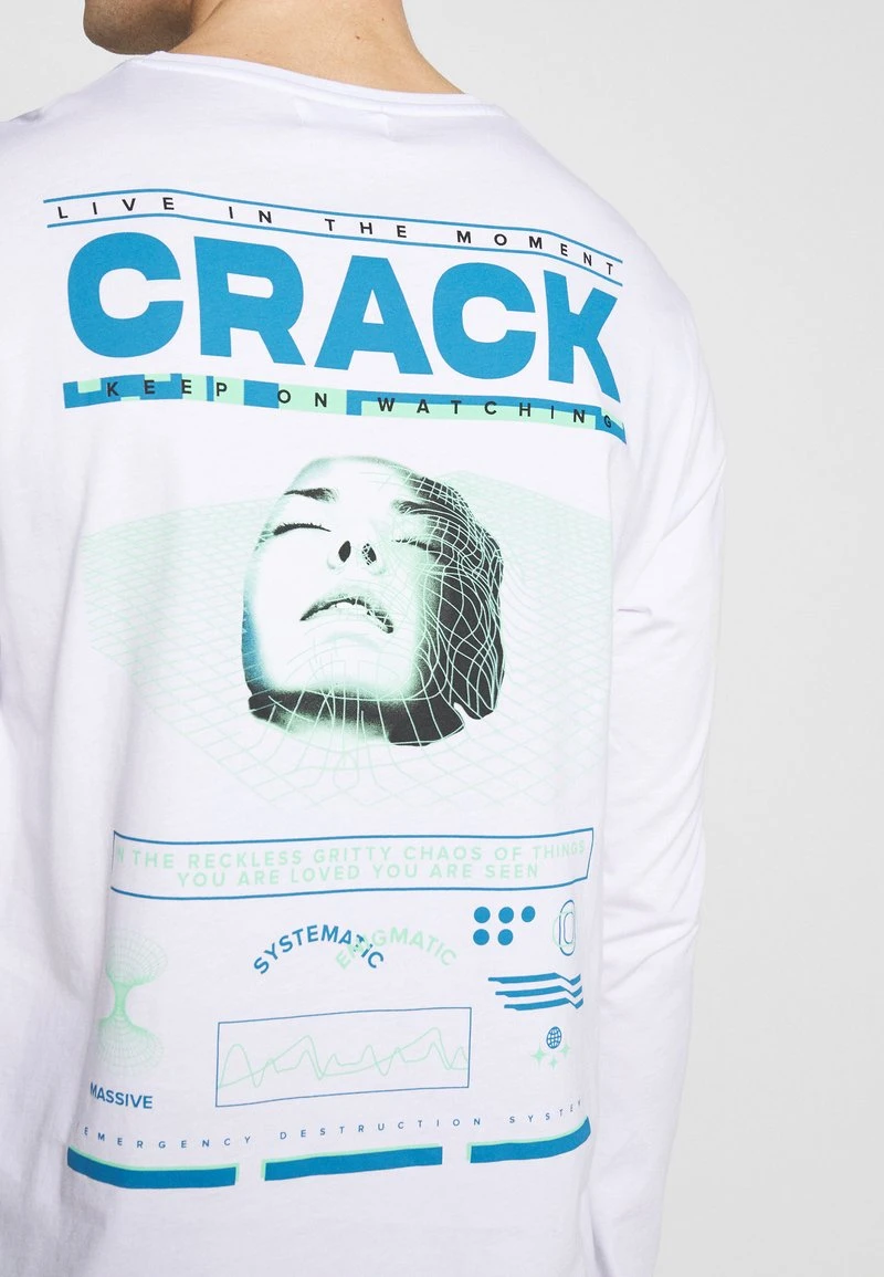 YOURTURN Maglietta A Manica Lunga - White, Uomo 6 YOURTURN Maglietta A Manica Lunga - White, Uomo - immagine 4