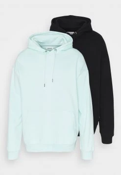 YOURTURN UNISEX 2 PACK - Felpa Con Cappuccio - Black/mint -Youturn Abbigliamento Negozio d48eda3a2a1a4933a826b17f7f0a21bd