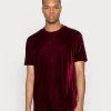 YOURTURN VELVET UNISEX - T-shirt Basic - Bordeaux -Youturn Abbigliamento Negozio d89117f7c5ce49738fa0c44815353d40