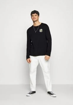 YOURTURN Unisex Maglietta A Manica Lunga - Black -Youturn Abbigliamento Negozio d9c8953e1d5a45fa819c2a6162d39e0f