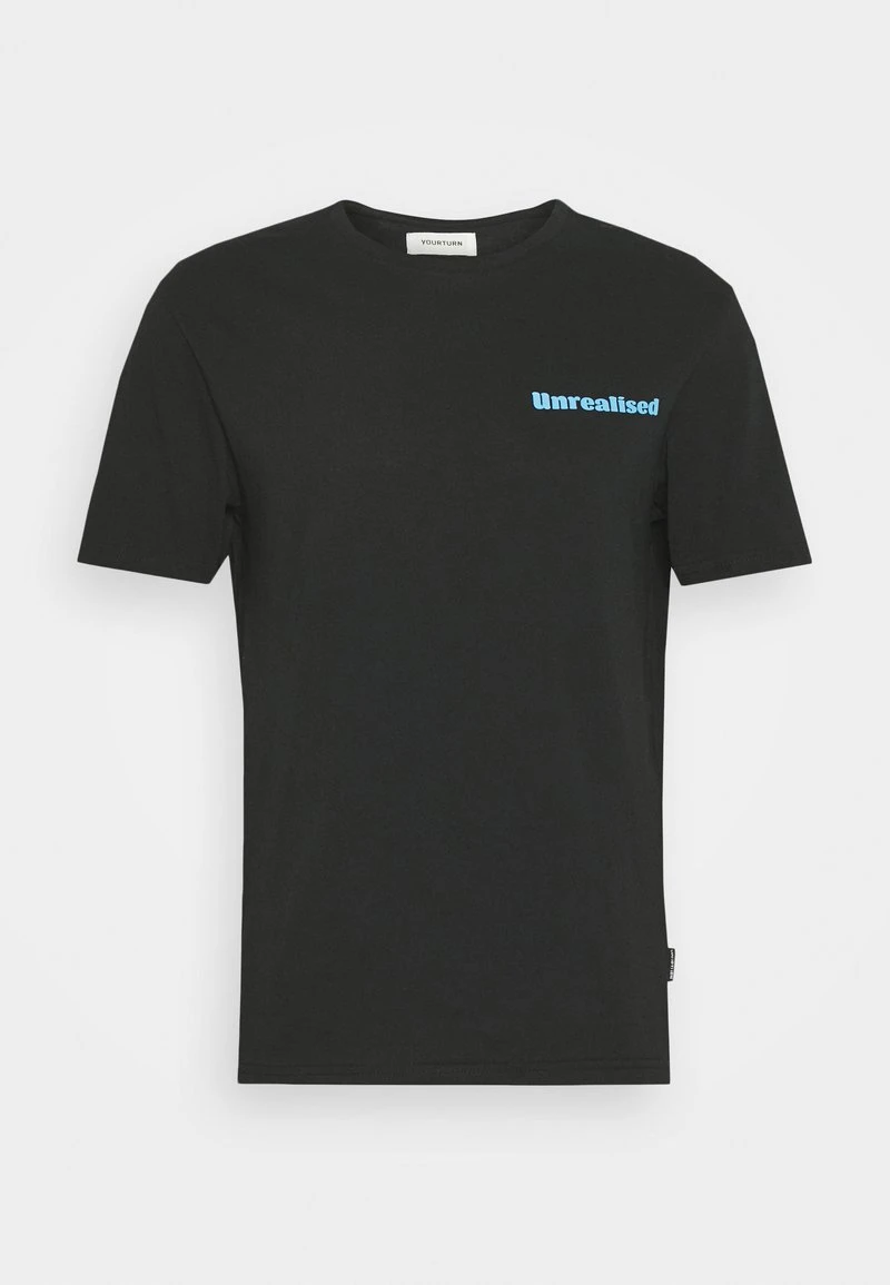YOURTURN T-shirt Con Stampa - Black, Unisex 8 YOURTURN T-shirt Con Stampa - Black, Unisex - immagine 6