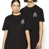 YOURTURN GRAPHIC TEE WINCENT WEISS UNISEX - T-shirt Con Stampa - Black