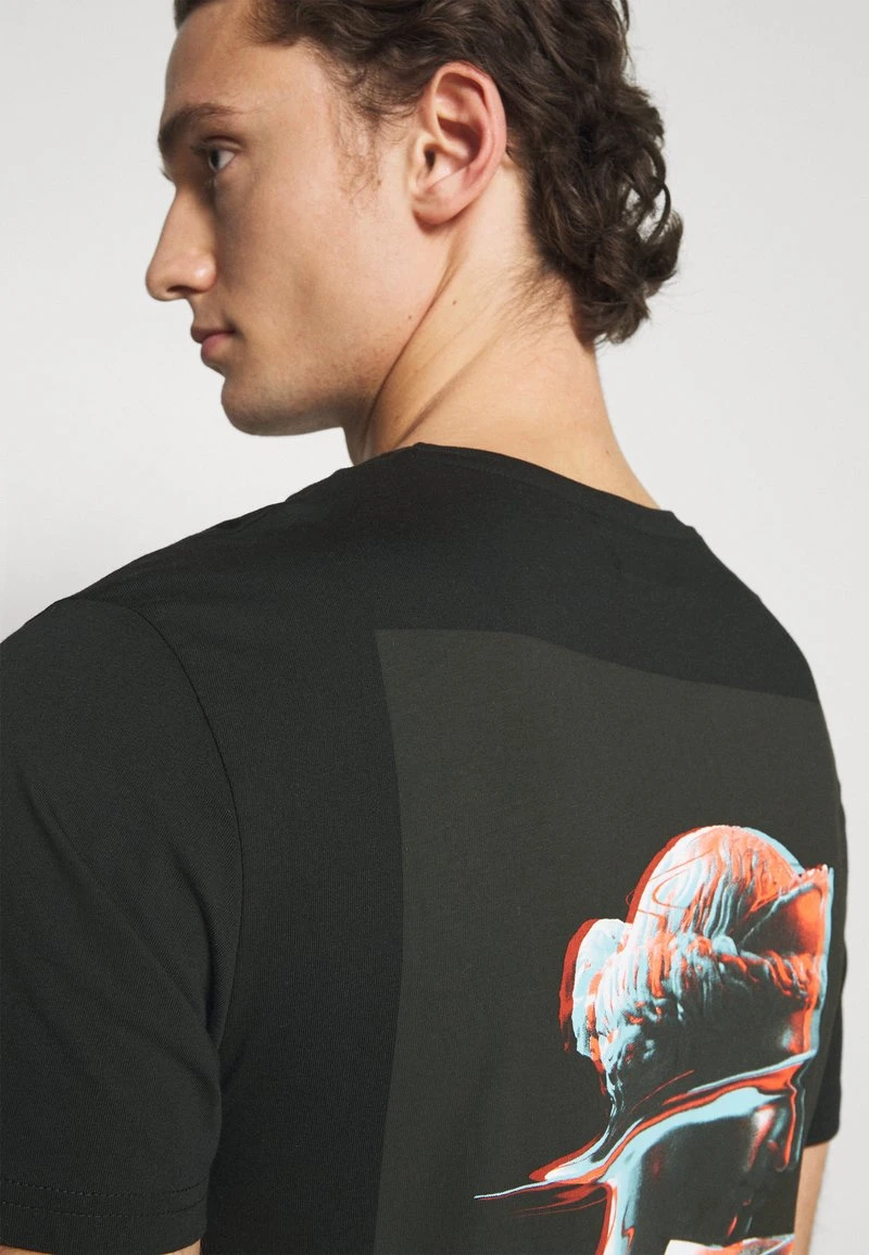 YOURTURN T-shirt Con Stampa - Black, Unisex 7 YOURTURN T-shirt Con Stampa - Black, Unisex - immagine 5