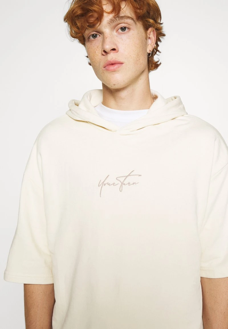 YOURTURN SLEEVE HOODIE UNISEX - Felpa - Off-white 6 YOURTURN SLEEVE HOODIE UNISEX - Felpa - Off-white - immagine 4