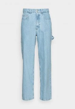 YOURTURN UNISEX BAGGY CARPENTER DENIM - Jeans Baggy - Light Blue Denim -Youturn Abbigliamento Negozio e1ebbba1029f45ae8ba0683485df5cac