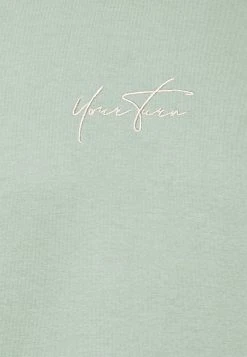 YOURTURN UNISEX - Felpa - Green/beige -Youturn Abbigliamento Negozio e6e13910f8ff4410b7be54c7e0712495
