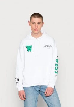 YOURTURN UNISEX - Felpa Con Cappuccio - White