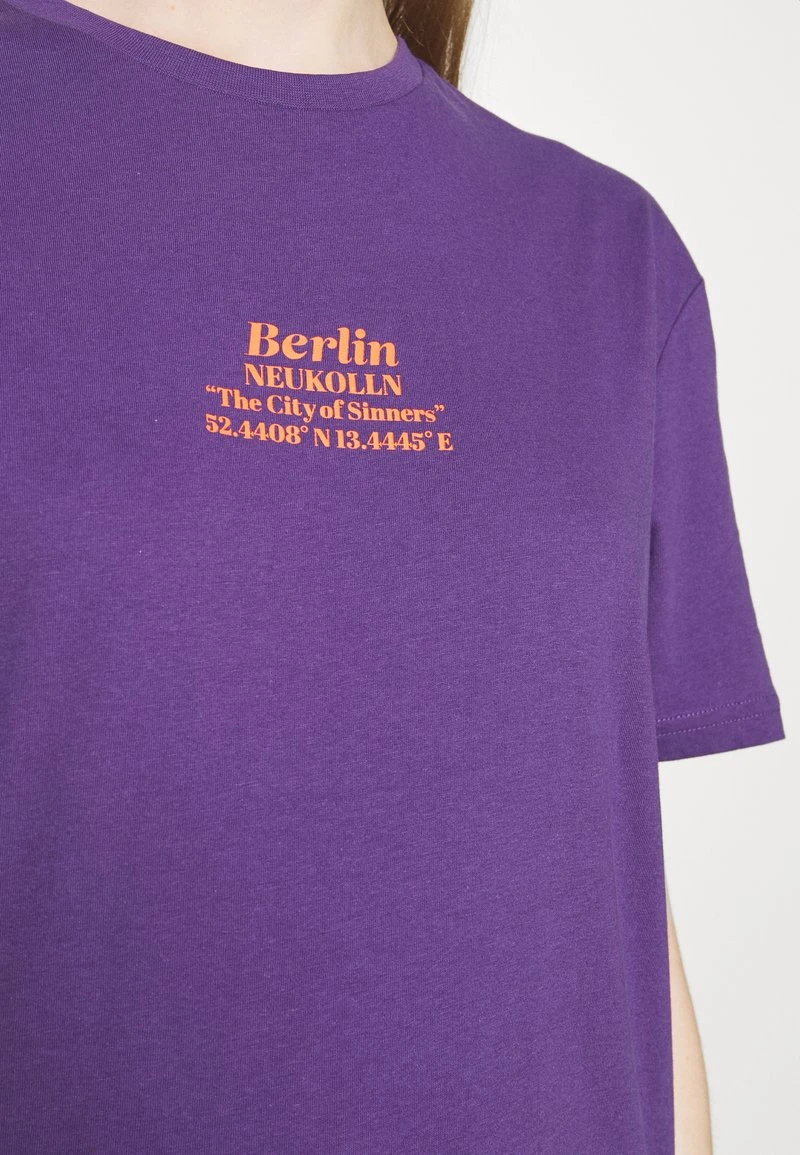 YOURTURN UNISEX - T-shirt Con Stampa - Purple 7 YOURTURN UNISEX - T-shirt Con Stampa - Purple - immagine 5