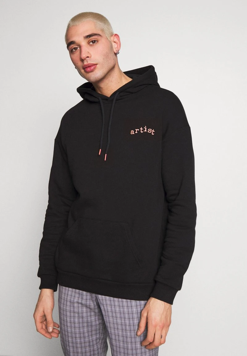 YOURTURN Felpa Con Cappuccio - Black, Unisex 5 YOURTURN Felpa Con Cappuccio - Black, Unisex - immagine 3