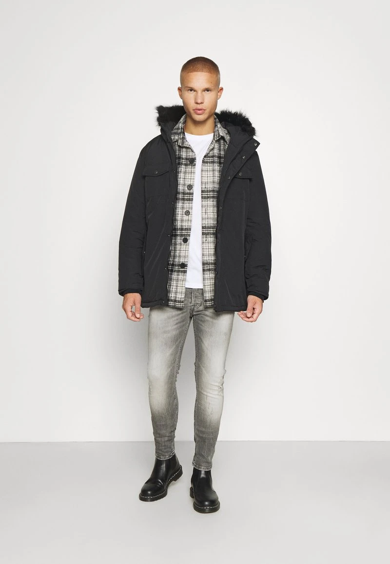 YOURTURN 3 PACK UNISEX - T-shirt Basic - Black/light Grey/white 3 YOURTURN 3 PACK UNISEX - T-shirt Basic - Black/light Grey/white