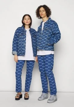 YOURTURN WINCENT WEISS UNISEX - Giacca Di Jeans - Blue Denim -Youturn Abbigliamento Negozio fb8c1e78353d4396b94ed4b713dcf76f