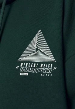 YOURTURN WINCENT WEISS TRIANGLE LOGO UNISEX - Felpa Con Cappuccio - Dark Green -Youturn Abbigliamento Negozio fdf2c04c51684dfdbe593f61b73ba40b