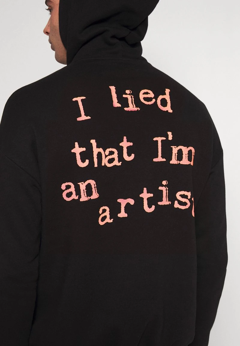 YOURTURN Felpa Con Cappuccio - Black, Unisex 8 YOURTURN Felpa Con Cappuccio - Black, Unisex - immagine 6